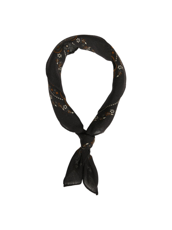 FOULARD PAISLEY - PANNA, CIOCCOLATO