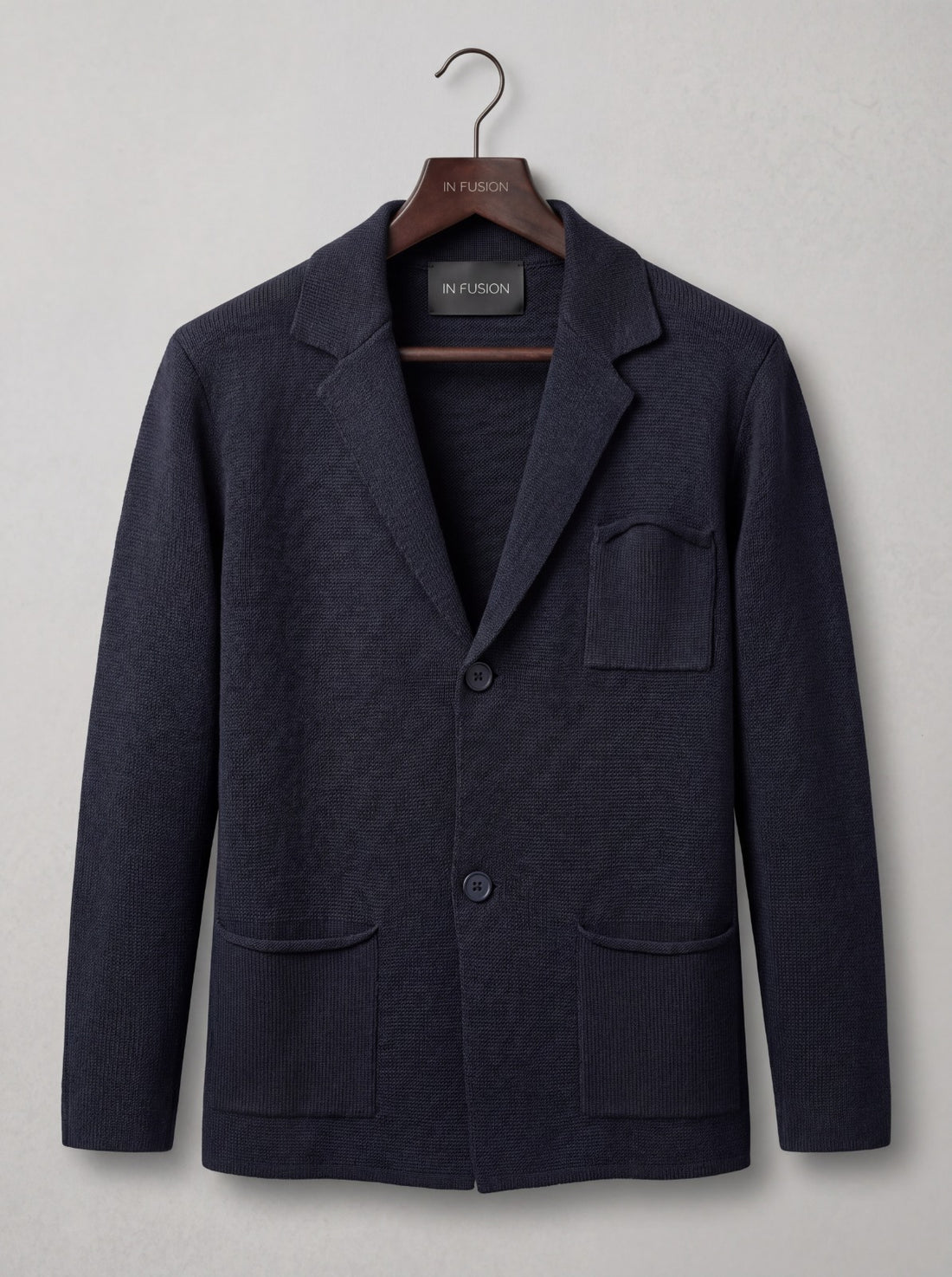 Guatemala — Blazer in Filo di Cotone con Taschino | Slim Fit Made in Italy