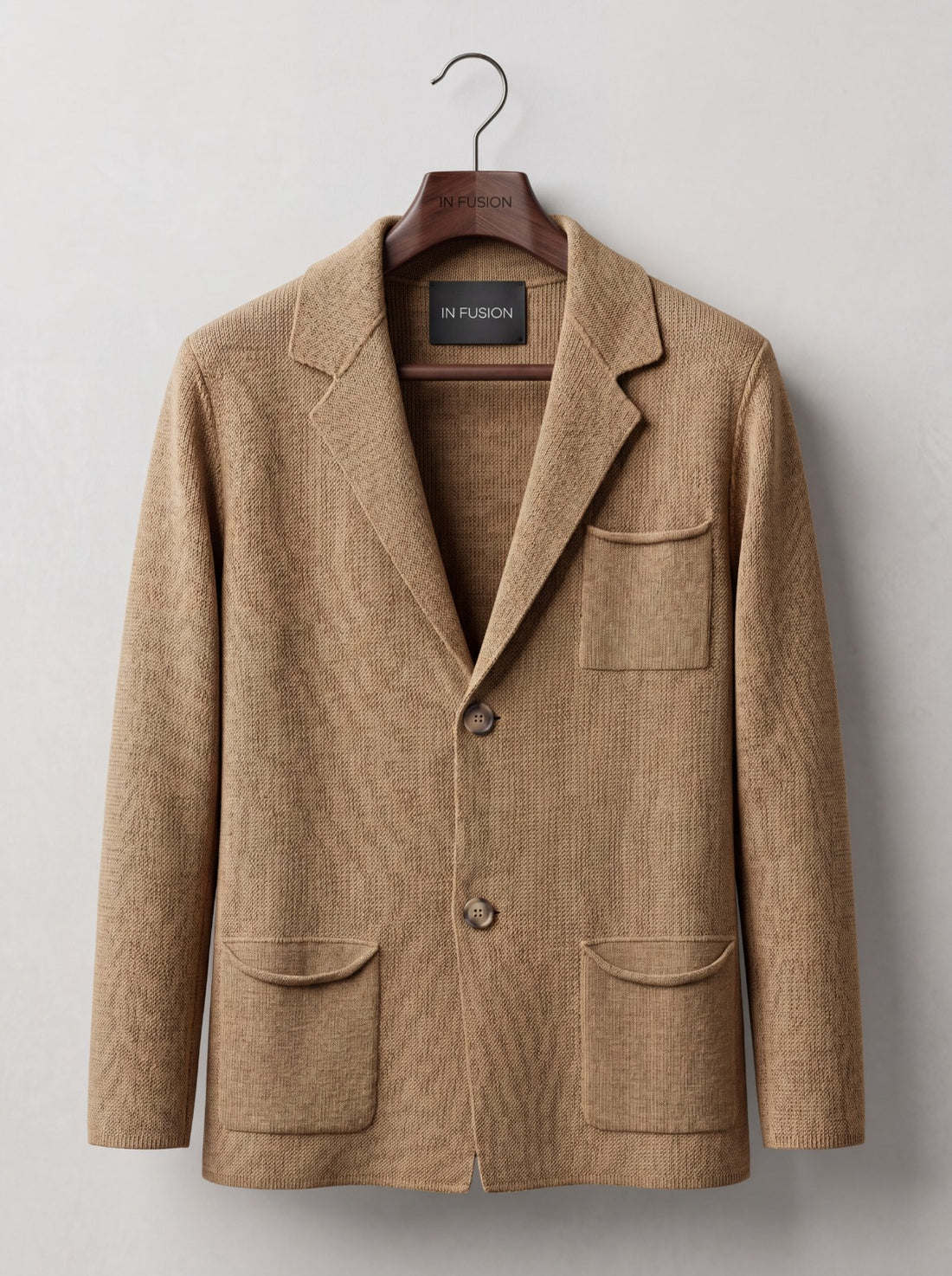 Guatemala — Blazer in Filo di Cotone con Taschino | Slim Fit Made in Italy
