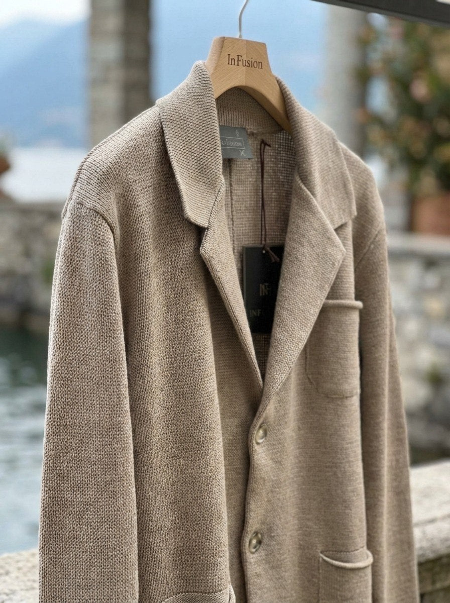 CARDIGAN NIDO D'APE - PANNA,BEIGE