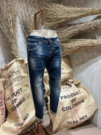 SKINNY DENIM DARKENED - DENIM