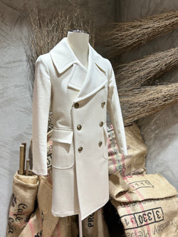 CAPPOTTO DOPPIOPETTO - VERDE, BIANCO, TABACCO