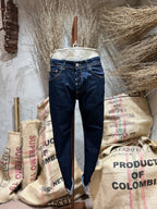 SKINNY DENIM ZERO WASHING - DARK NAVY