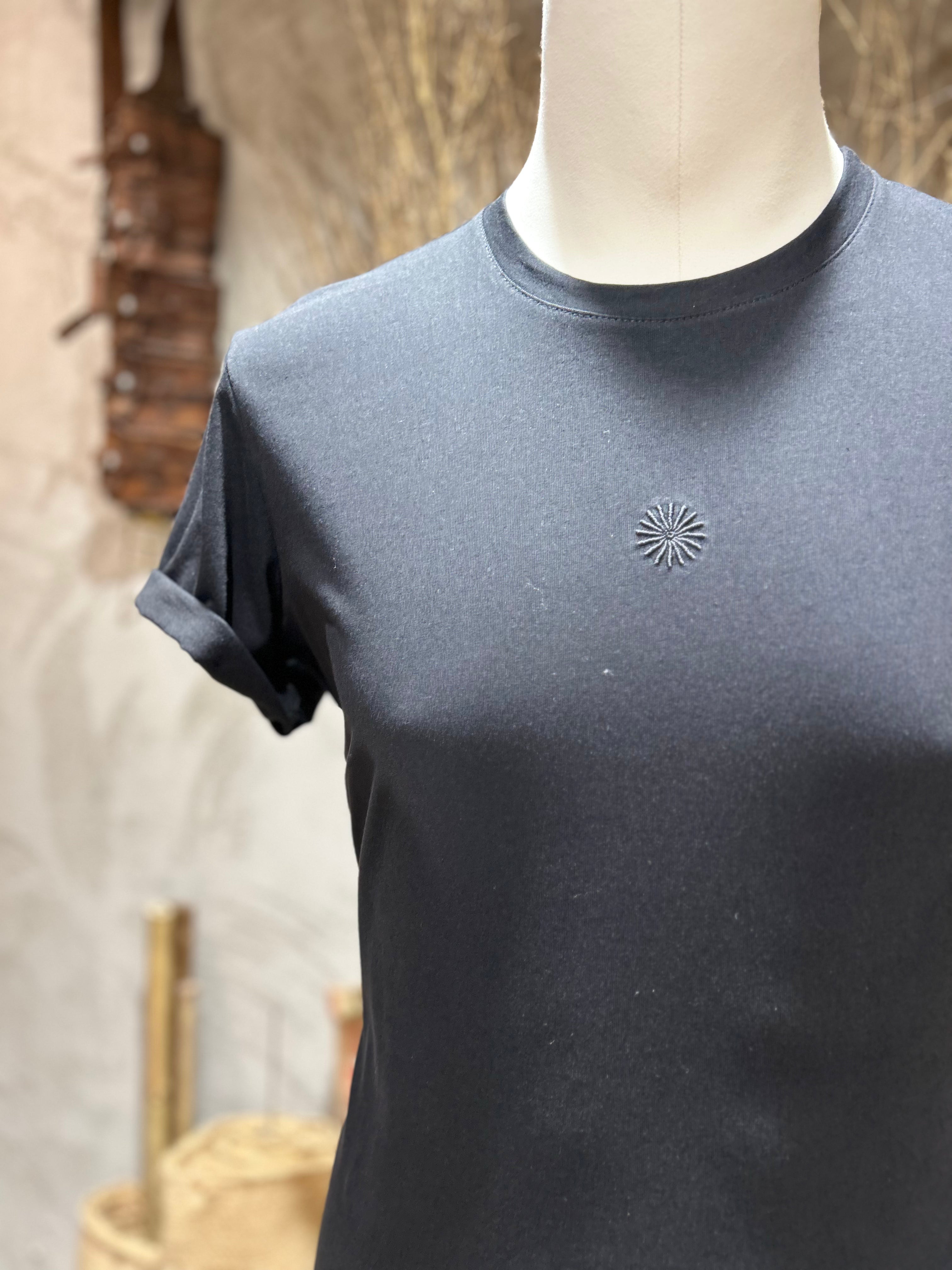 T-SHIRT SUN - NERO,OFF-WHITE