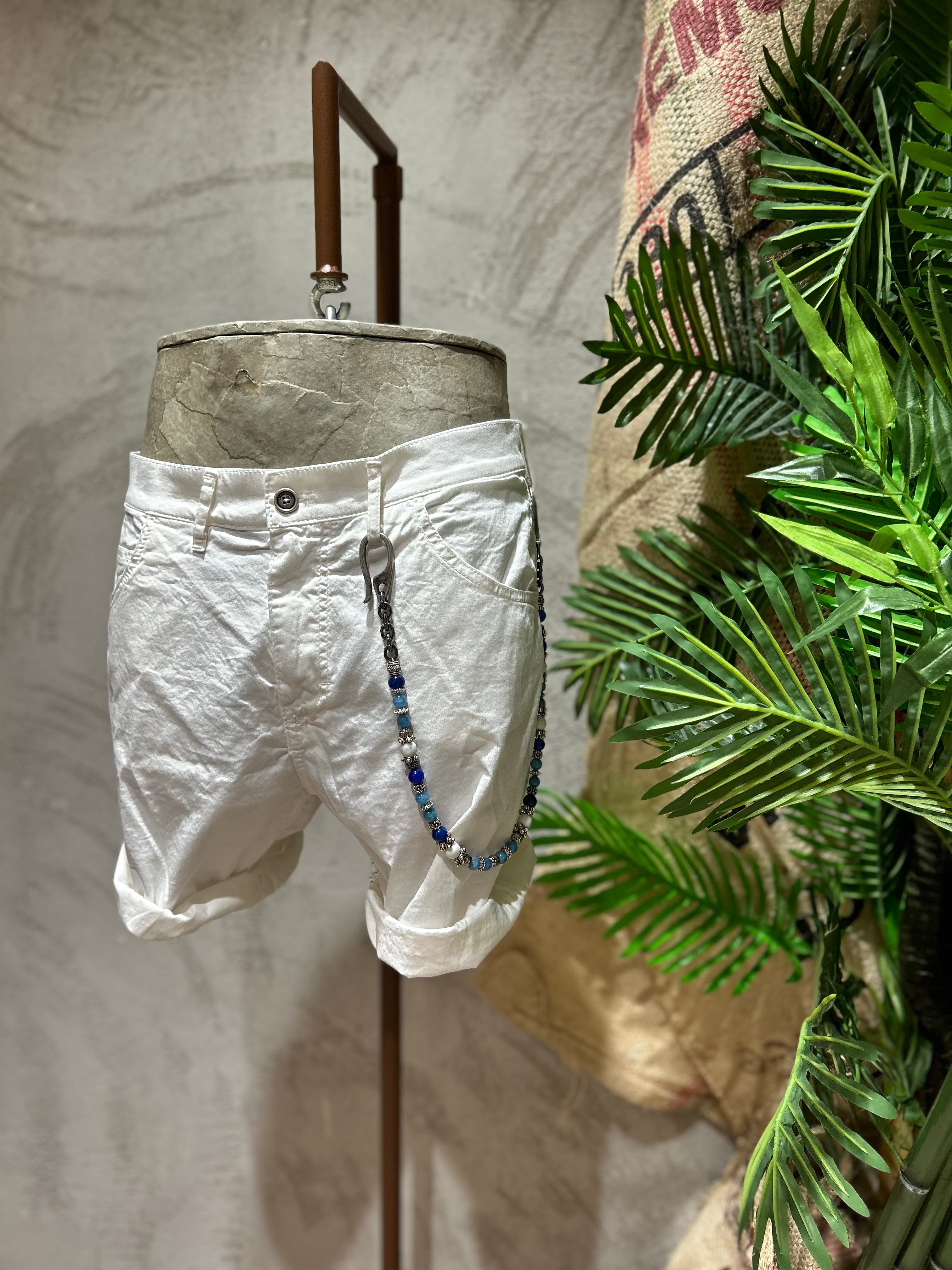 SHORTS IN COTONE - OFF-WHITE, BEIGE, ARMY, NERO, NAVY