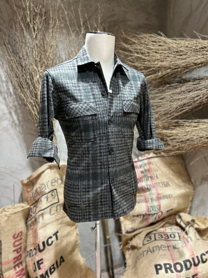 GIACCA CAMICIA RELAX FIT - ANTRACITE