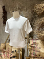 T-SHIRT BASIC - BIANCO-SABBIA-NERO