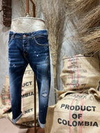 SKINNY DENIM PAINTING - DENIM