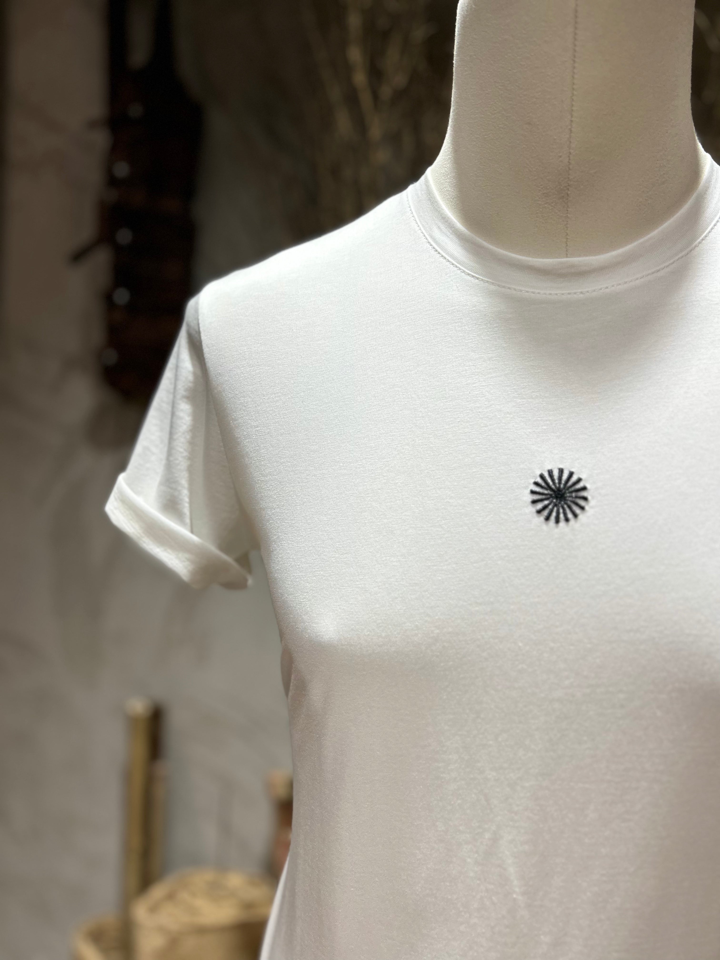 T-SHIRT SUN - NERO,OFF-WHITE