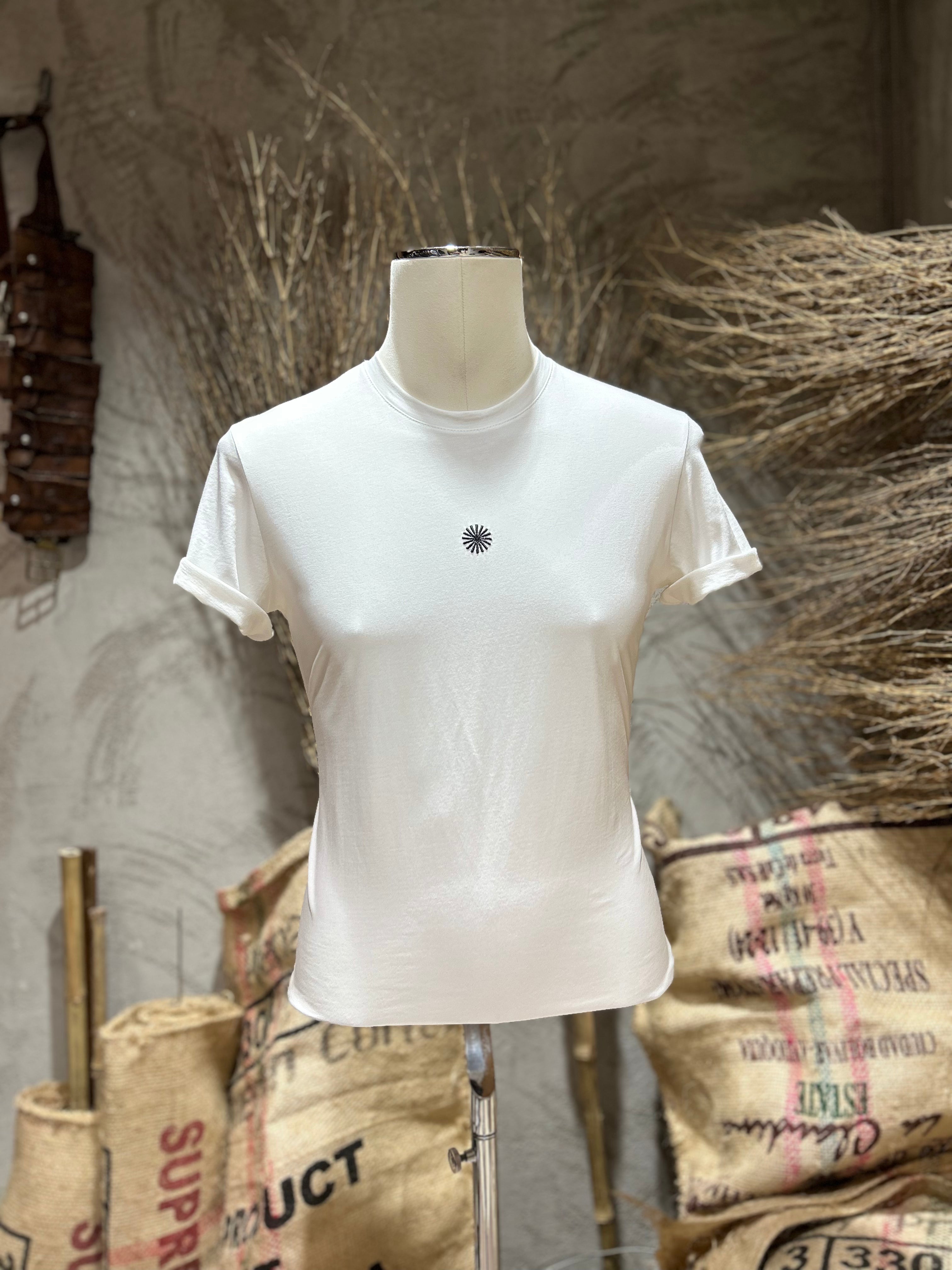 T-SHIRT SUN - NERO,OFF-WHITE