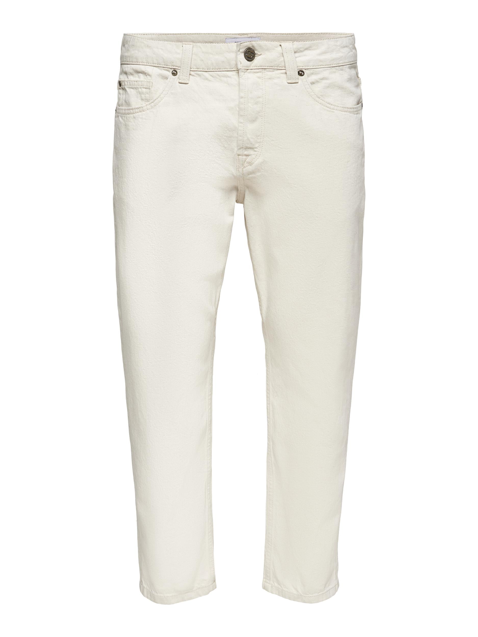DENIM RAW COTTON - WHITE OFF