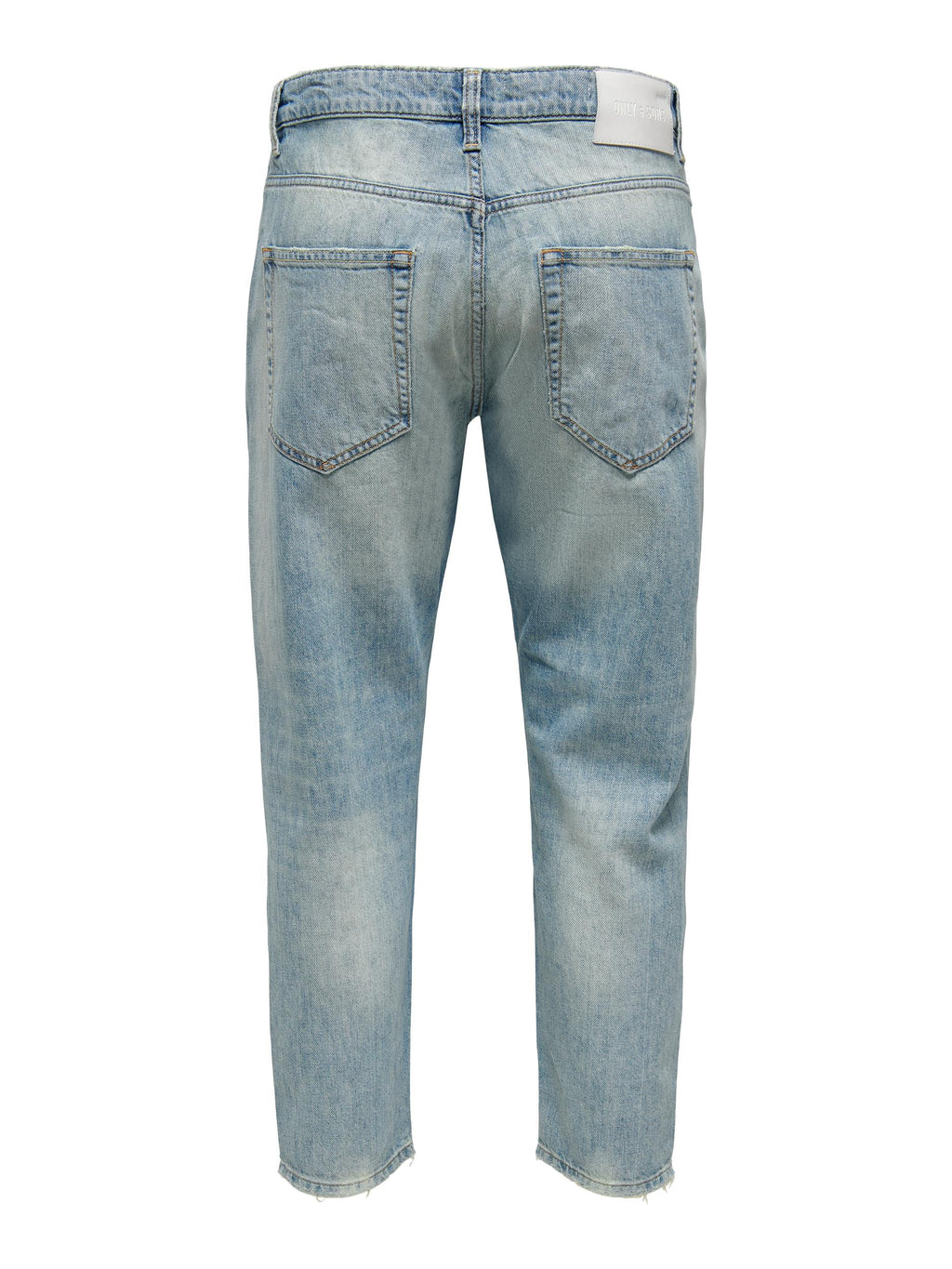 DENIM CROPPED FIT - BLUE DENIM