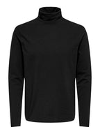 MAGLIA COLLO ALTO - NERO
