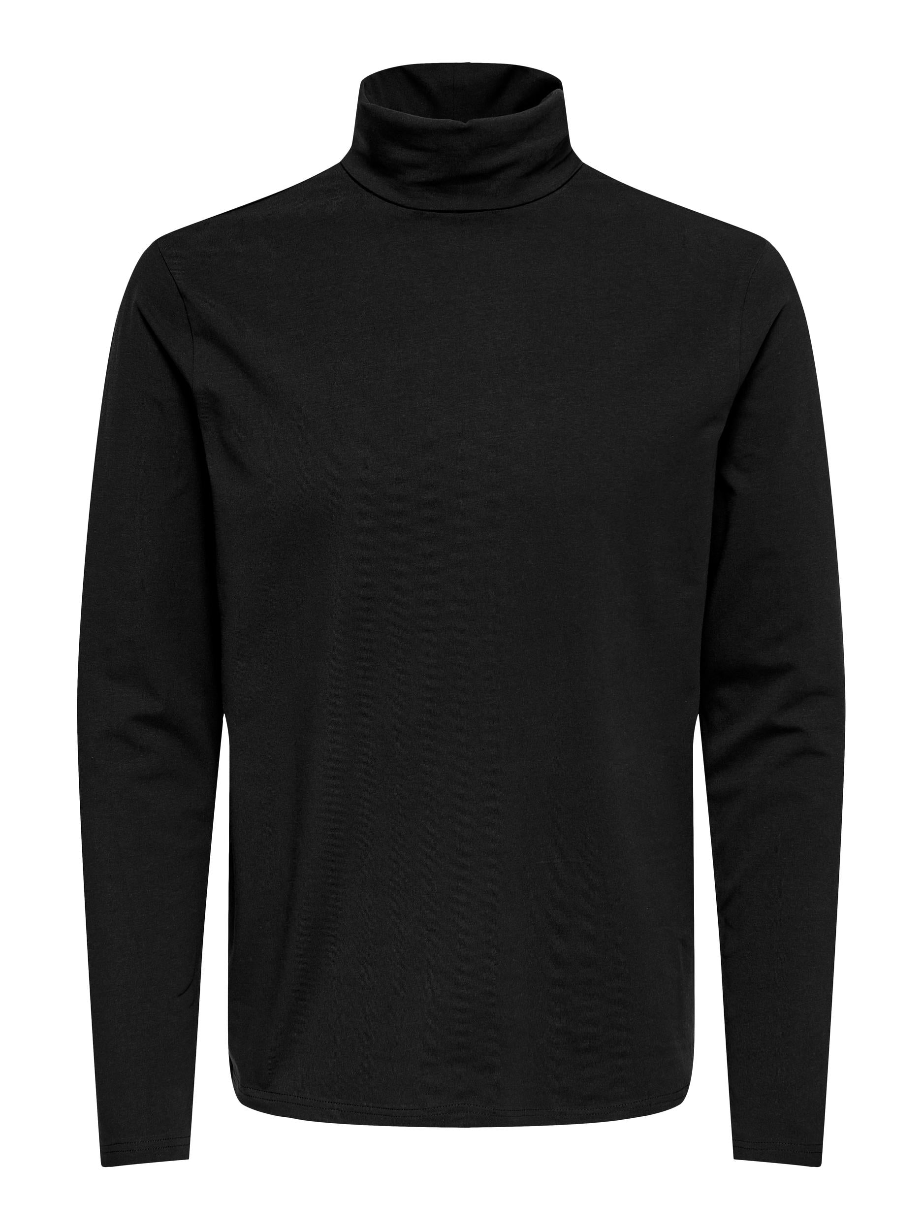 MAGLIA COLLO ALTO - NERO