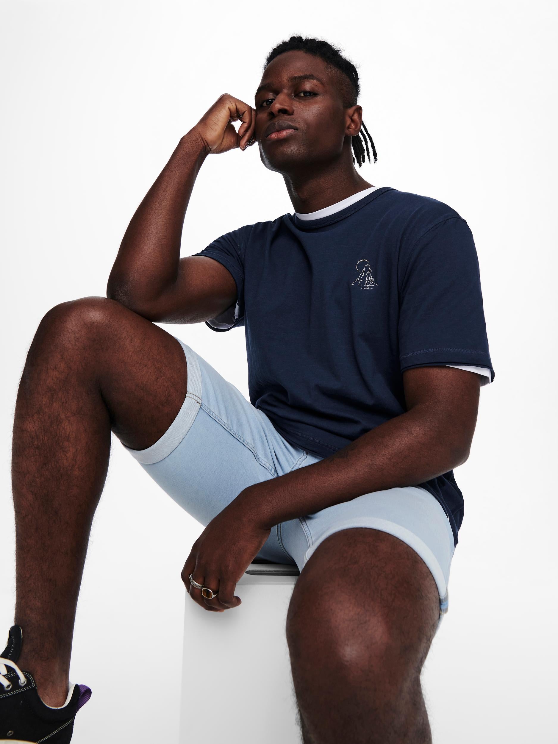 SHORTS DENIM - BLUE DENIM