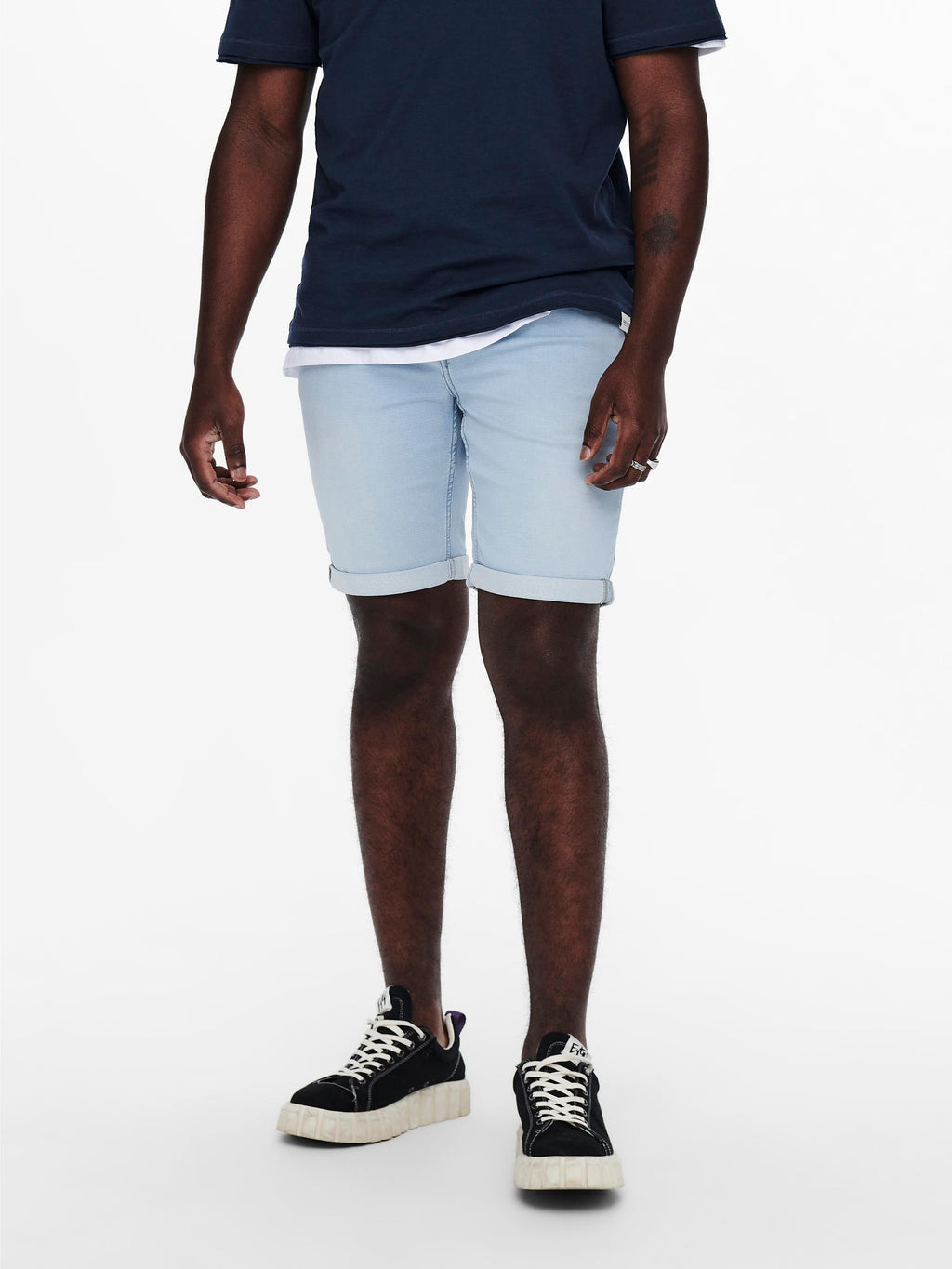 SHORTS DENIM - BLUE DENIM