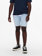 SHORTS DENIM - BLUE DENIM
