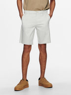 SHORTS IN COTONE - GHIACCIO