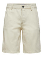CHINO SHORTS - SABBIA