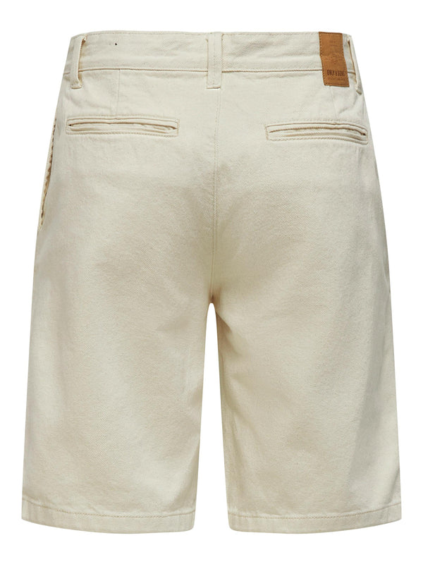 CHINO SHORTS - SABBIA