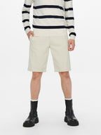 CHINO SHORTS - SABBIA