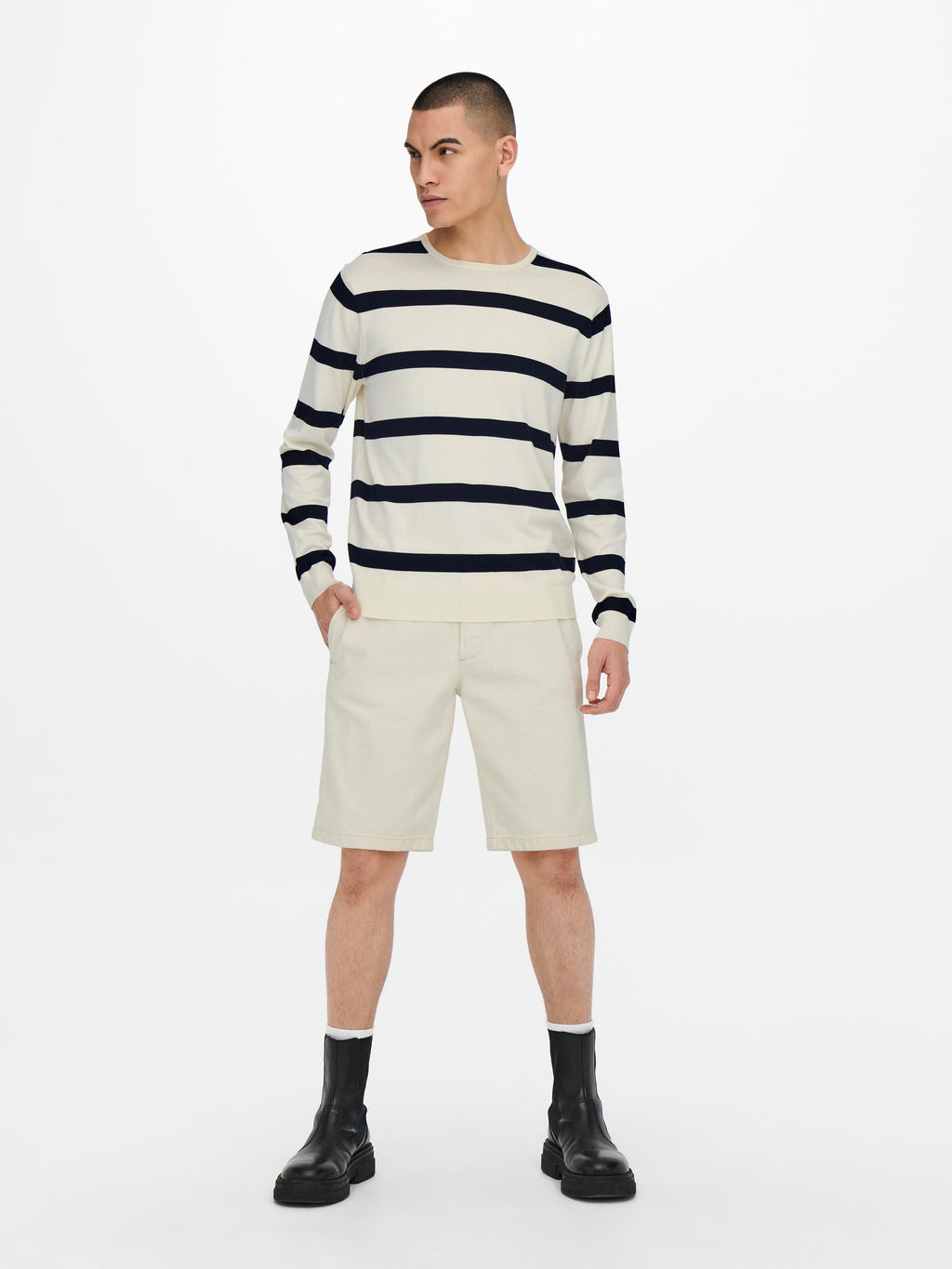 CHINO SHORTS - SABBIA