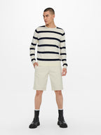 CHINO SHORTS - SABBIA