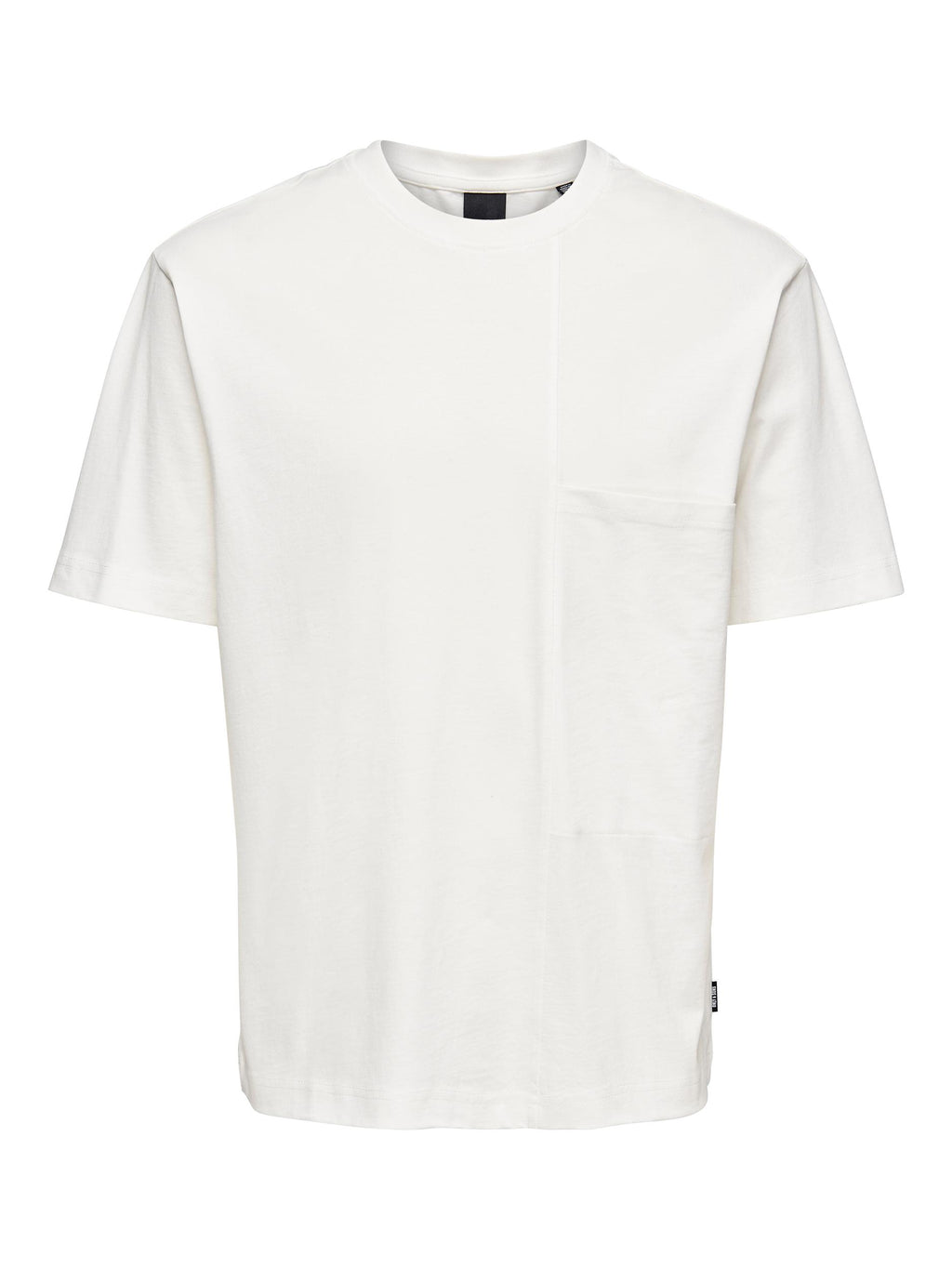 T-SHIRT BIG POCKET - BIANCO