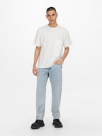 T-SHIRT BIG POCKET - BIANCO