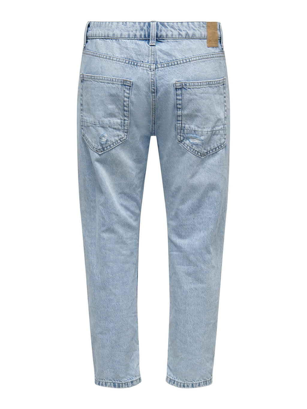 JEANS BLUE DAMAGE - BLUE DENIM