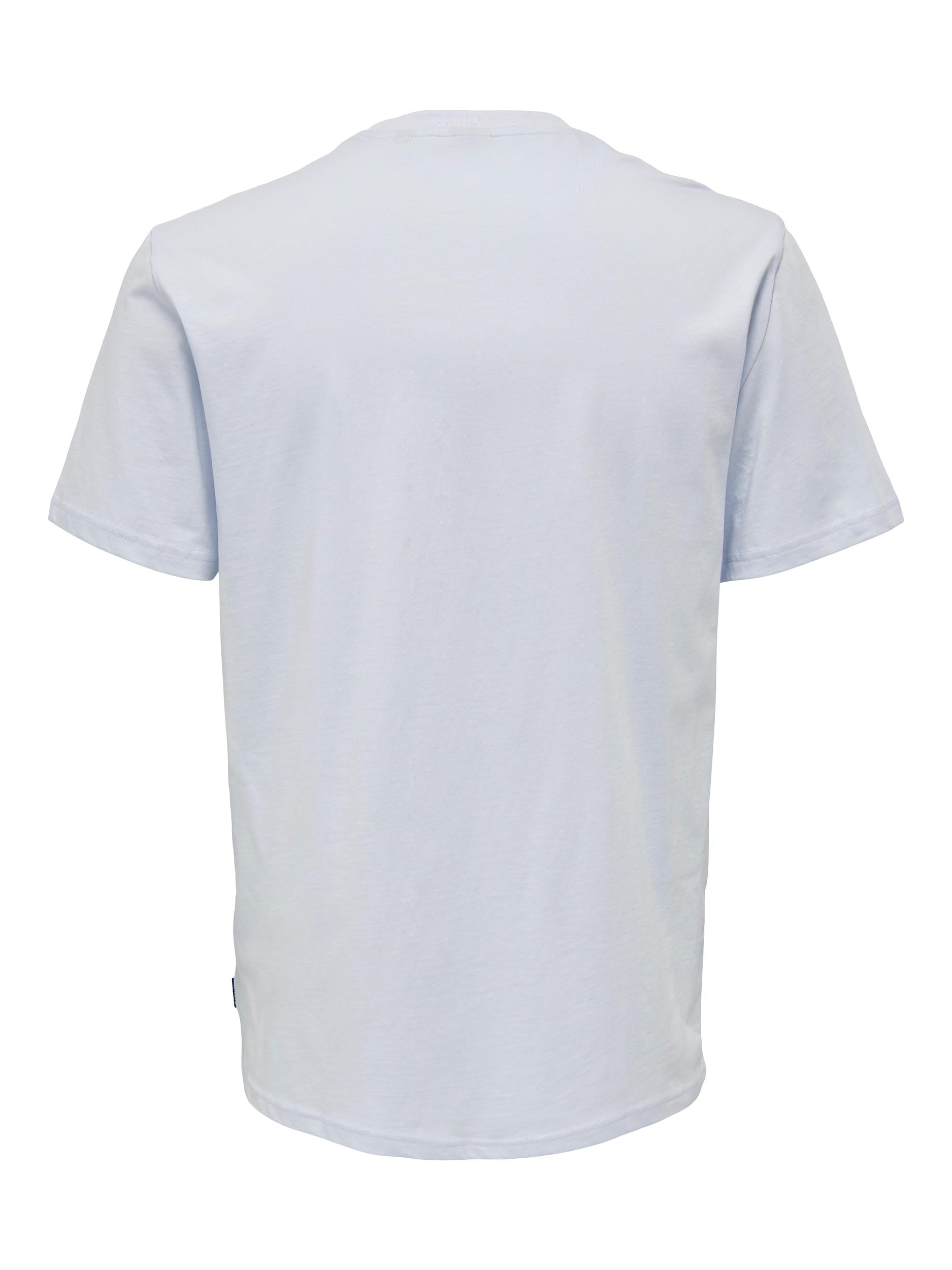 T-SHIRT STAMPA SURF - BIANCO, DARK NAVY