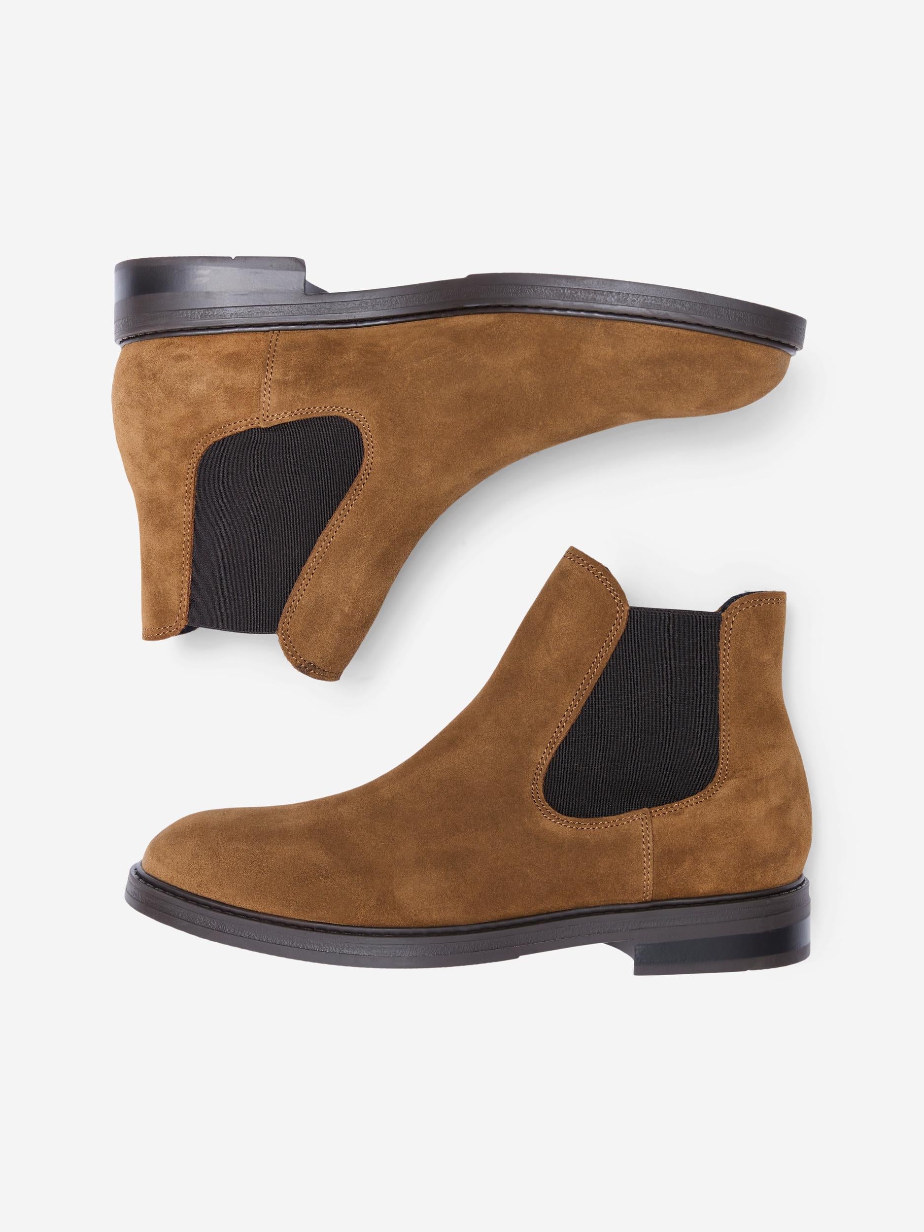 STIVALETTO CHELSEA -  MARRONE