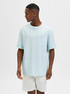 T-SHIRT POCKET - VERDE ACQUA