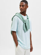 T-SHIRT POCKET - VERDE ACQUA