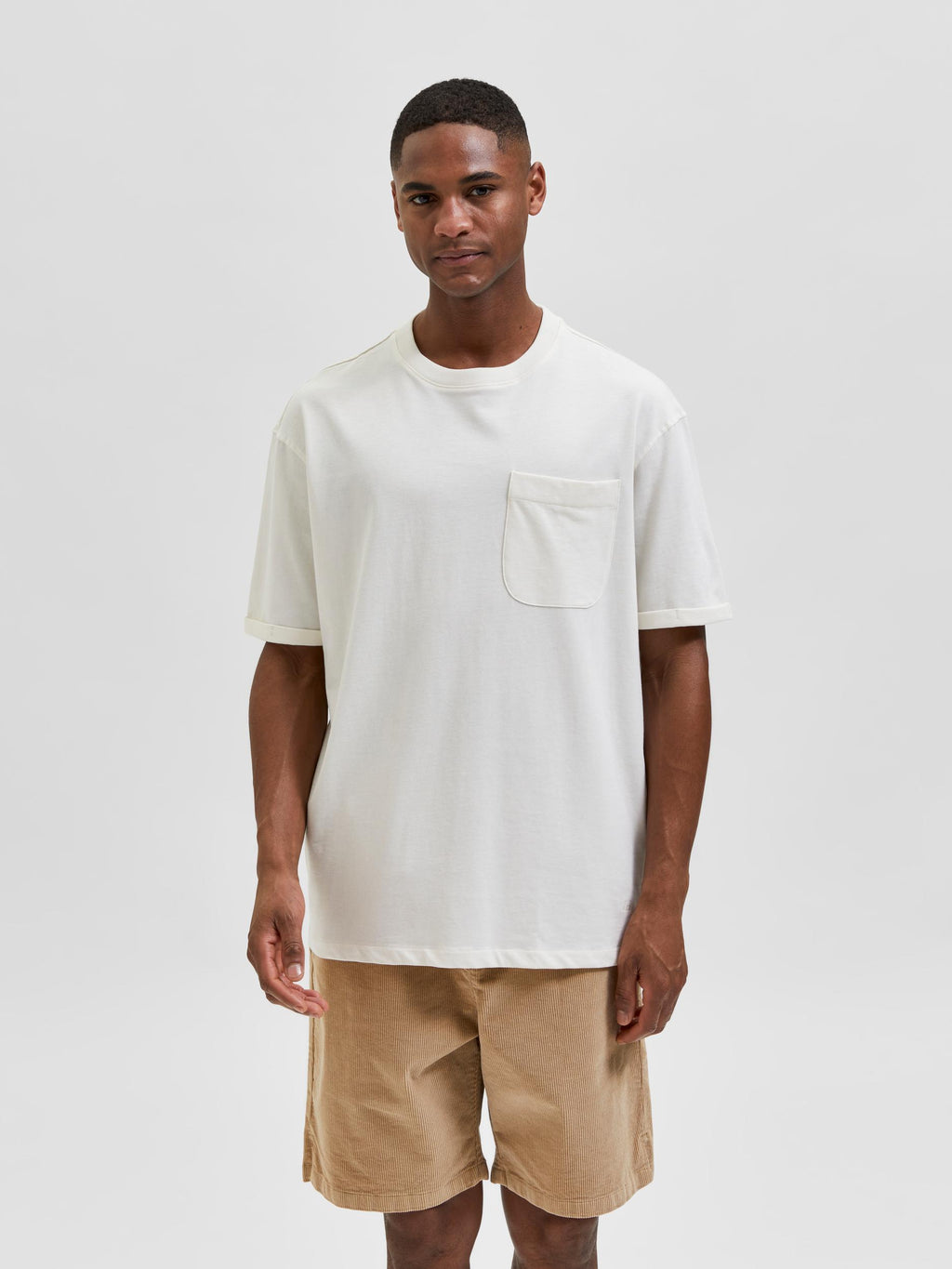 T-SHIRT POCKET - BIANCO