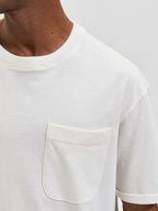 T-SHIRT POCKET - BIANCO