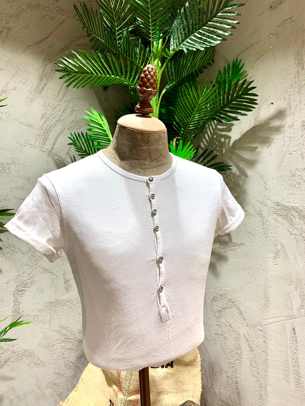 SERAFINO IN COTONE - BIANCO