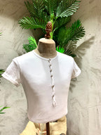 SERAFINO IN COTONE - BIANCO