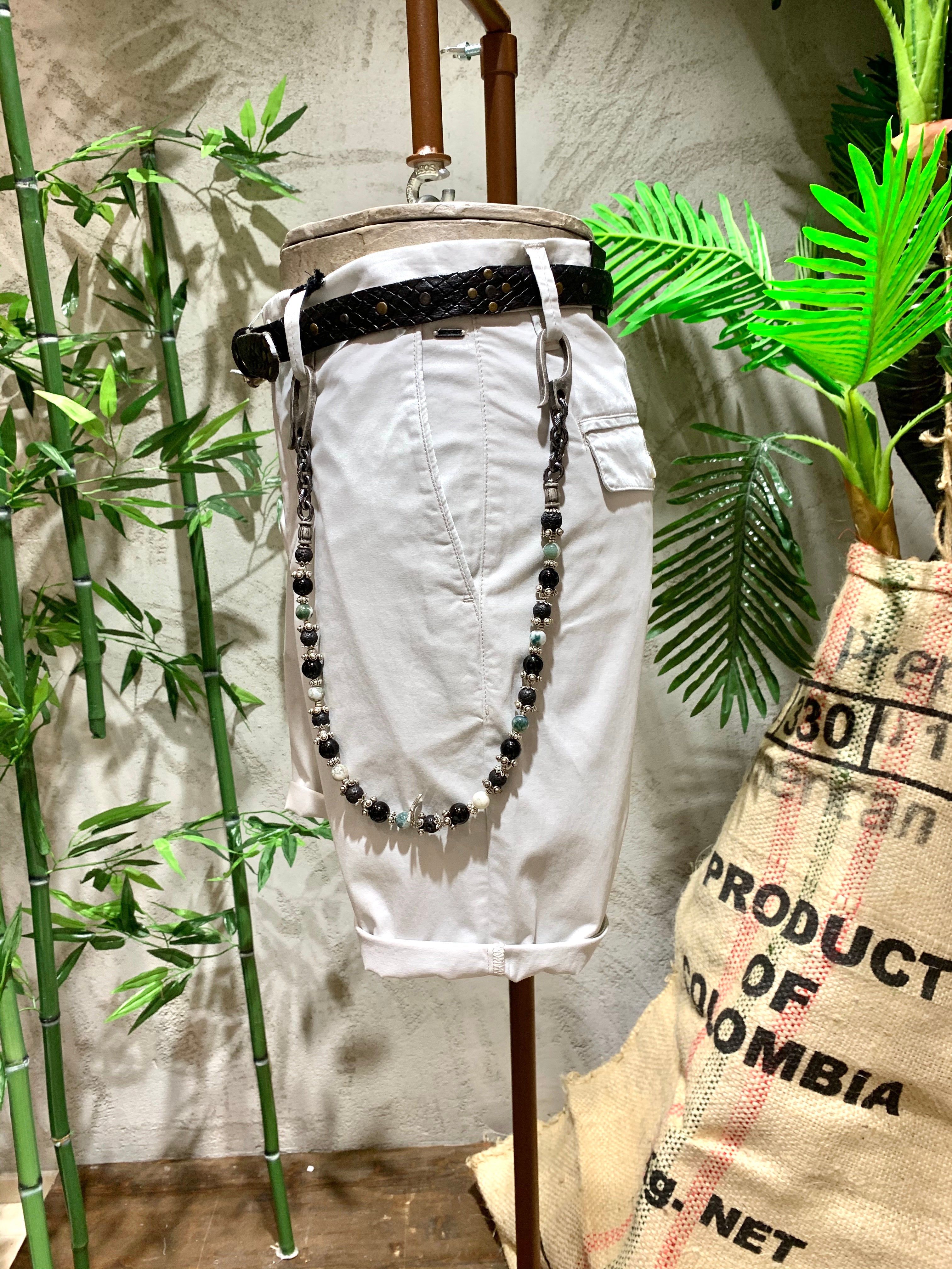 SHORTS IN COTONE - GHIACCIO