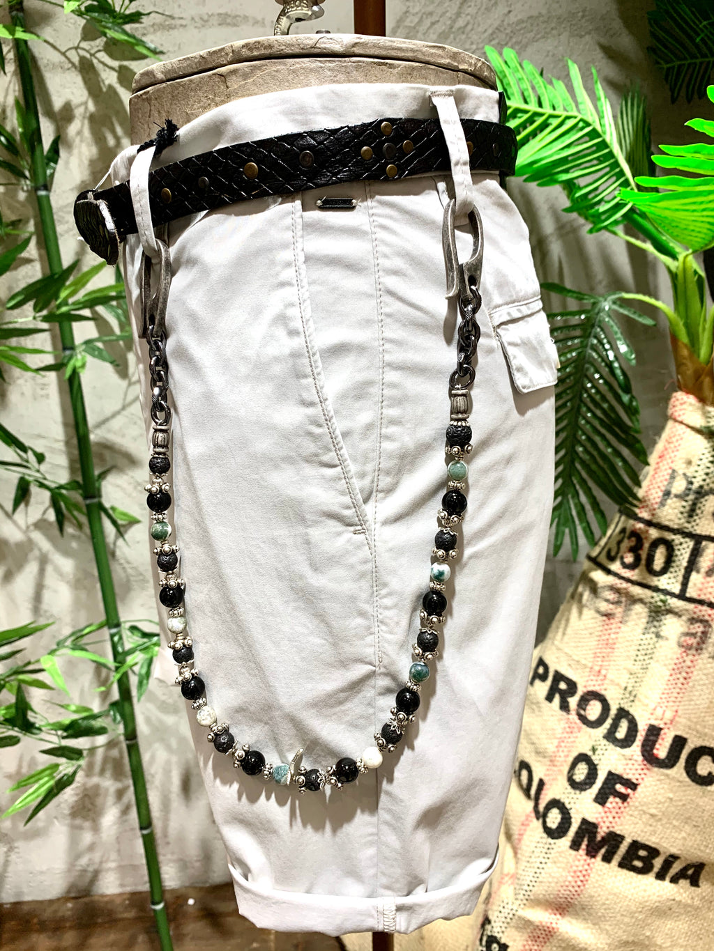 SHORTS IN COTONE - GHIACCIO