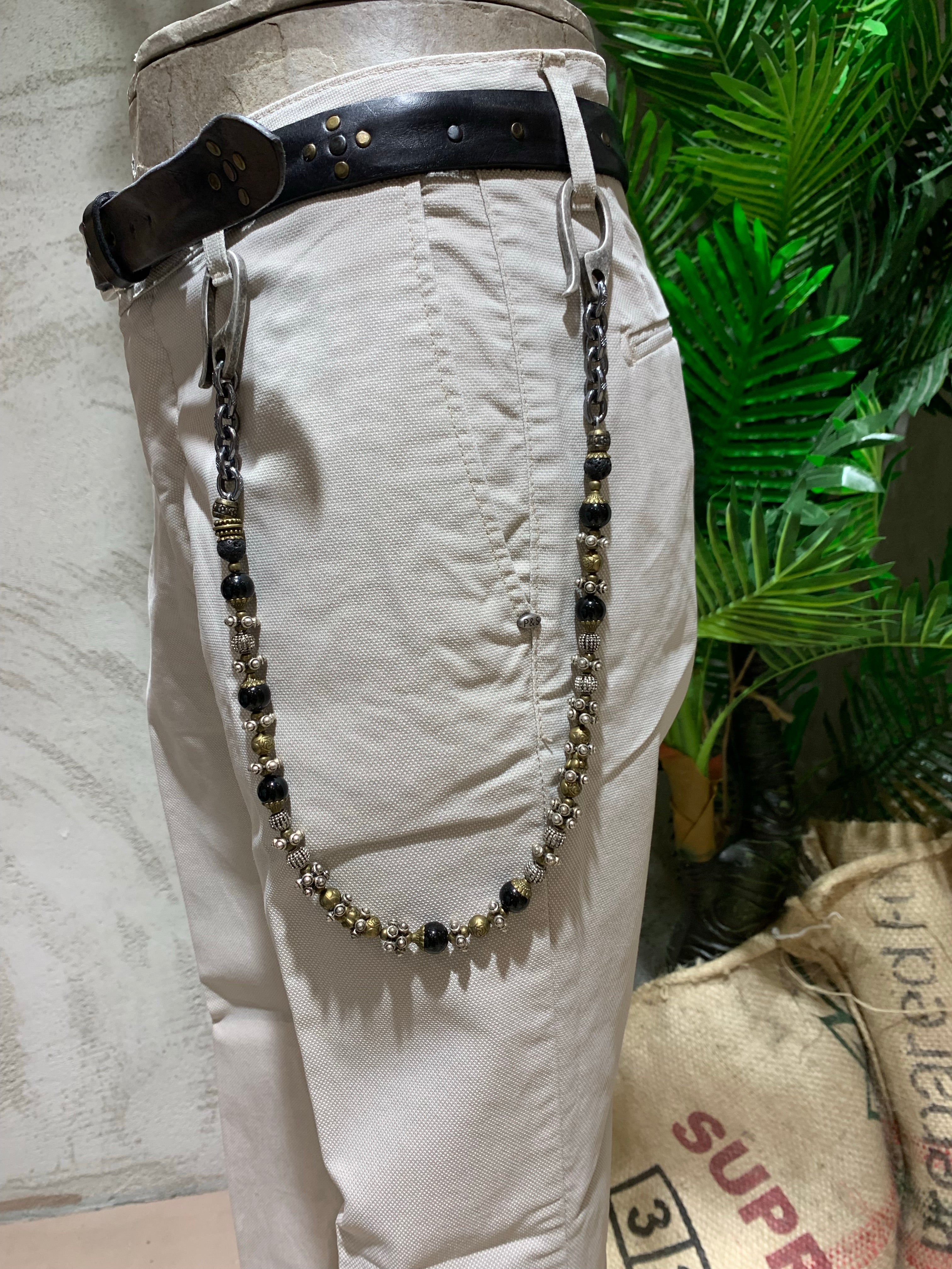 PANTALONI NIDO D'APE TAGLIO CLASSICO - SABBIA