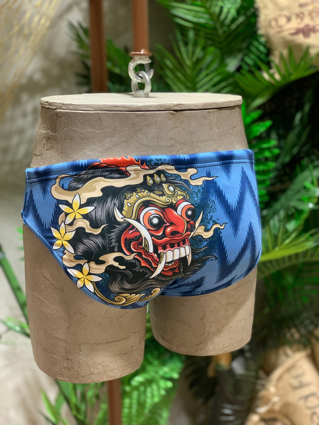 BALINESE MASK COSTUME - MULTICOLOR