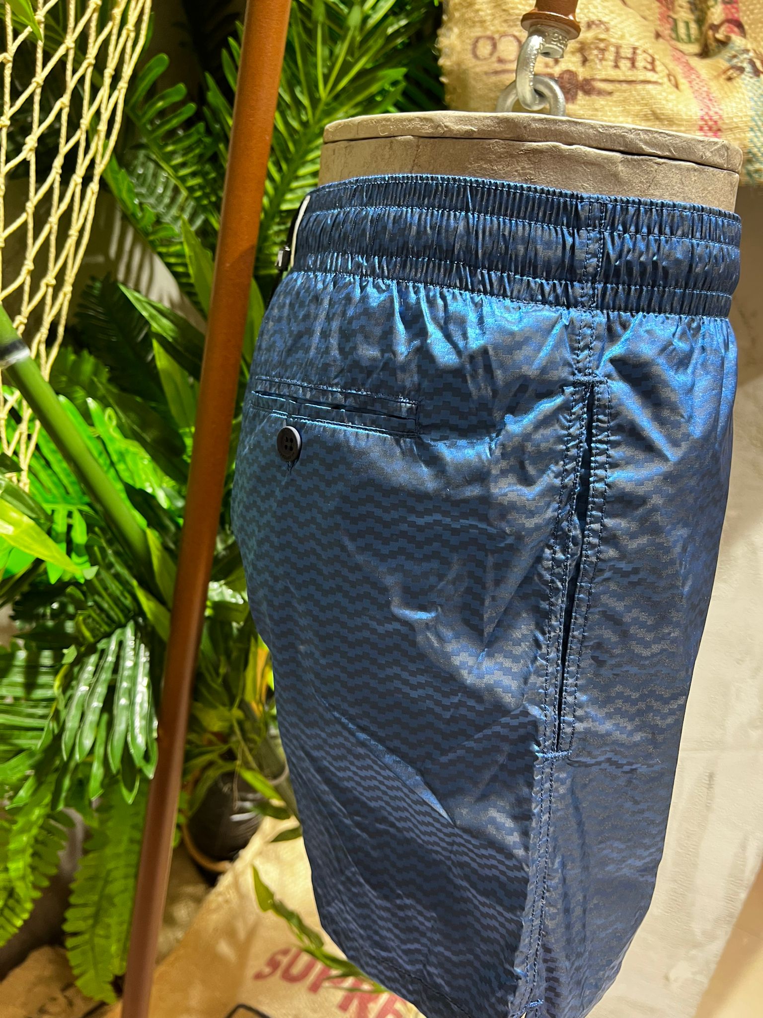 BOXER MARTINICA CATENA JACQUARD - BLU