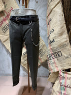 PANTALONI TAGLIO CLASSICO - VERDE - NERO - MORO