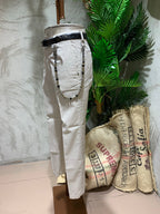 PANTALONI NIDO D'APE TAGLIO CLASSICO - SABBIA