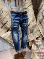 SKINNY DENIM SBIADITO - DENIM